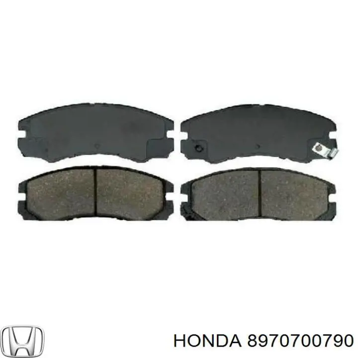 8970700790 Honda pastillas de freno delanteras