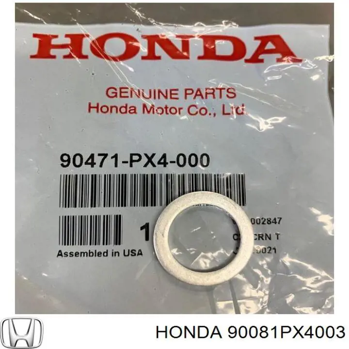 Tapón del cárter de la transmisión automática Honda 90081PX4003 precio, desde 10,04 EUR
