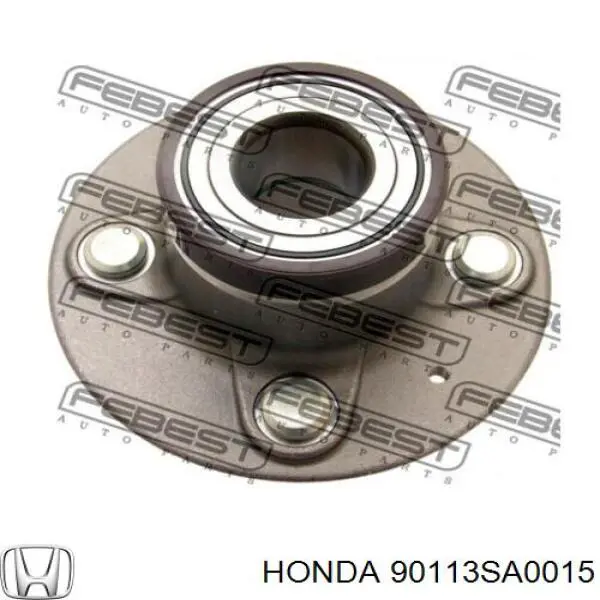 Espárrago de rueda trasera 90113SA0015 Honda