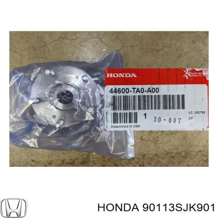 90113SJK901 Honda espárrago de rueda delantero