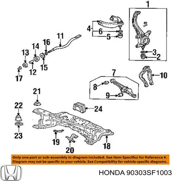 90303SF1003 Honda