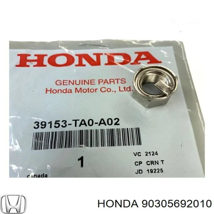 Tuerca del cubo de la rueda delantera Honda 90305692010 precio, desde 5,97 EUR