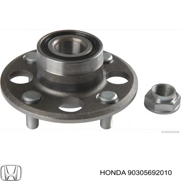 90305692010 Honda Tuerca del cubo de la rueda delantera
