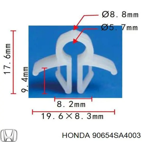 90654SA4003 Honda 