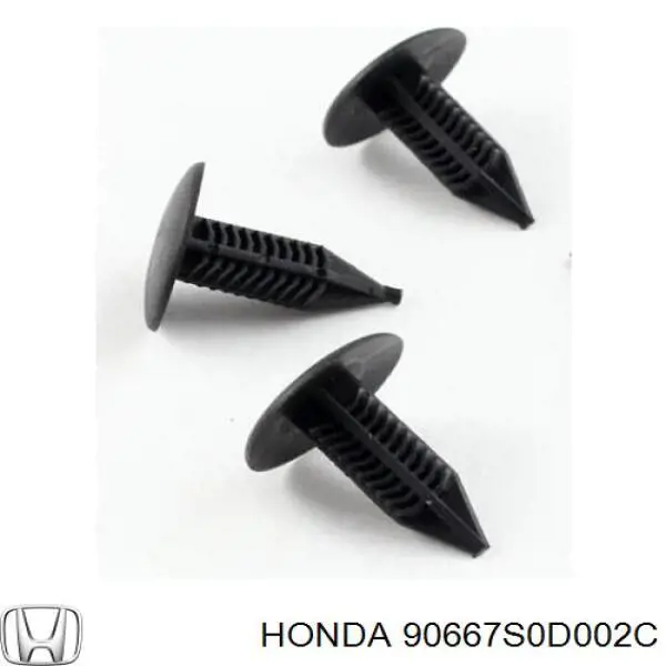 90667S0D002C Honda clips de fijación de pasaruedas de aleta delantera