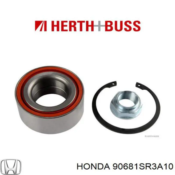 Rodamiento de rueda delantero Honda 90681SR3A10