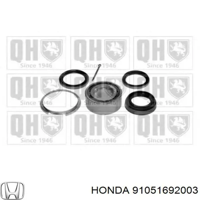 91051692003 Honda cojinete de rueda delantero