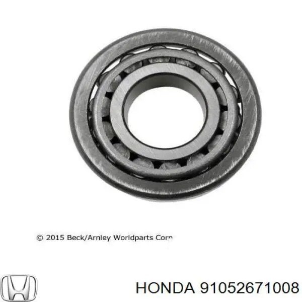 91052671008 Honda cojinete externo del cubo de la rueda delantera