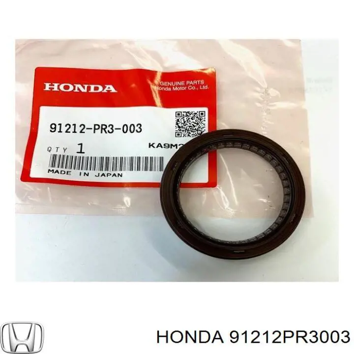 91212PR3003 Honda anillo retén, cigüeñal frontal