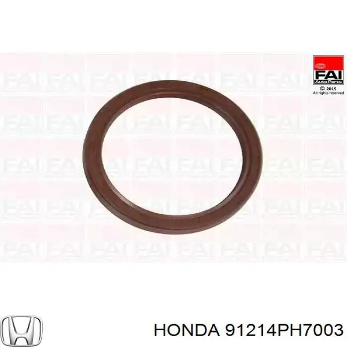 Retén de cigüeñal 91214PH7003 Honda