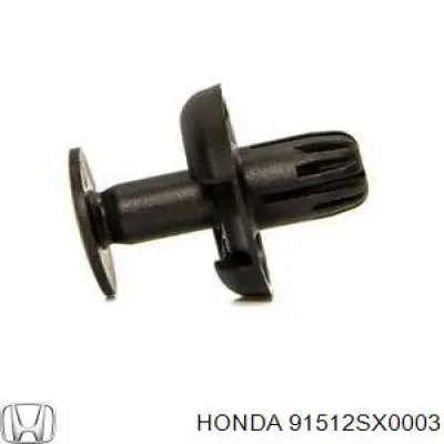 91512SX0003 Honda clips de fijación de pasaruedas de aleta delantera