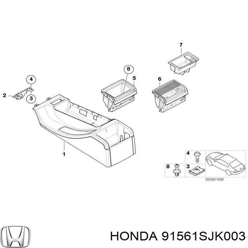 91561SJK003 Honda