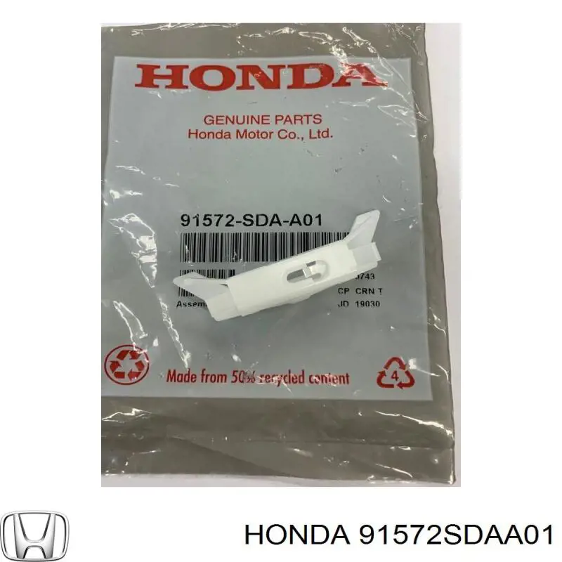 91572SDAA01 Honda clips de fijación de moldura de puerta