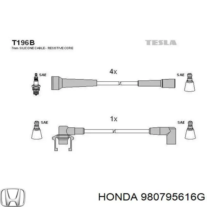 98079-5616G Honda bujía