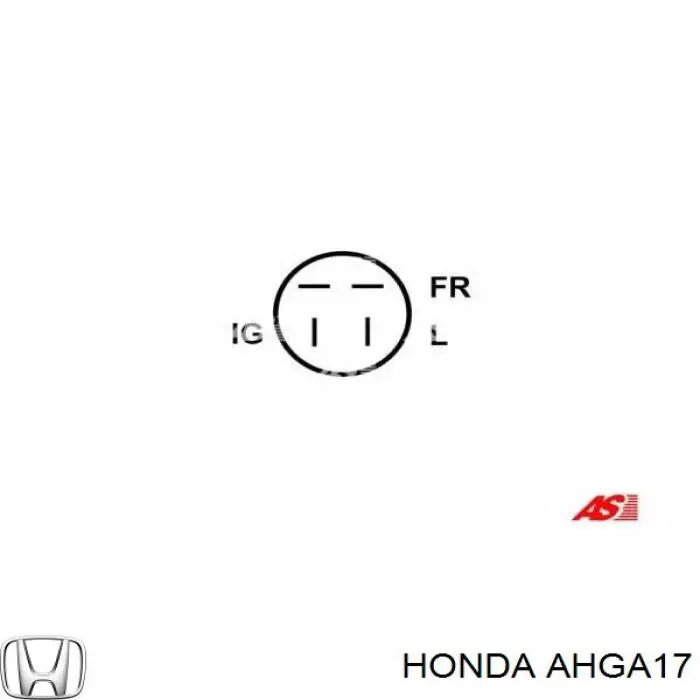AHGA17 Honda alternador