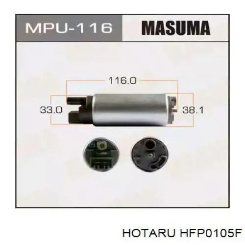 HFP0105F Hotaru bomba de combustible eléctrica sumergible