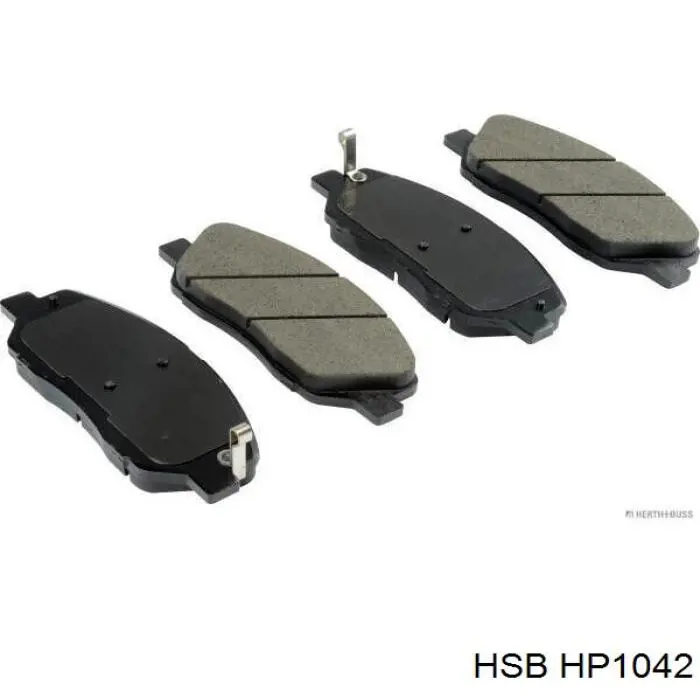 Pastillas de freno HP1042 HSB