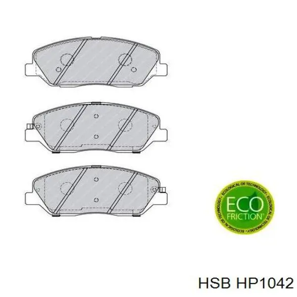 Comprar HP1042 HSB Pastillas delanteras de freno