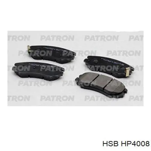 HP4008 HSB pastillas de freno traseras