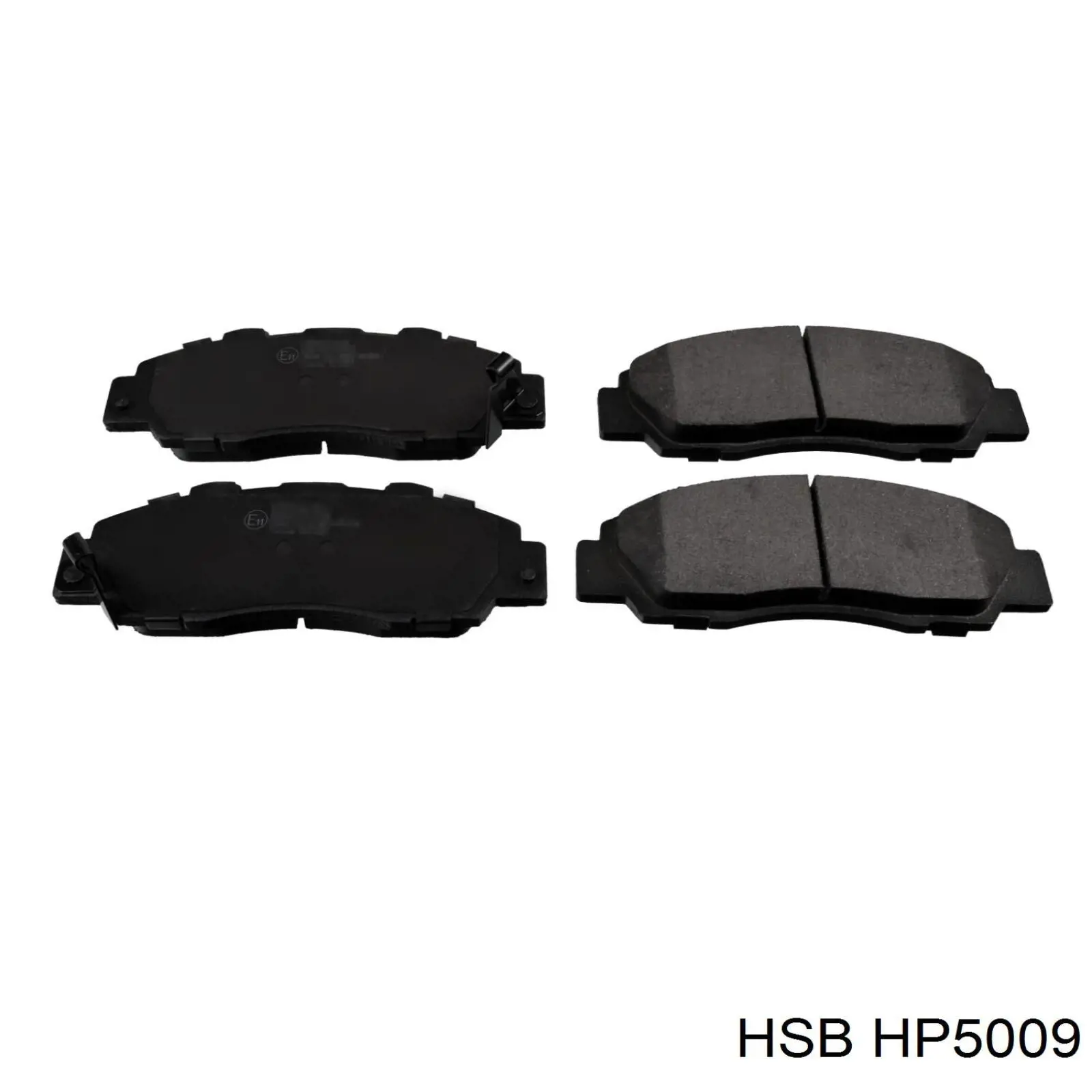 HP5009 HSB pastillas de freno delanteras