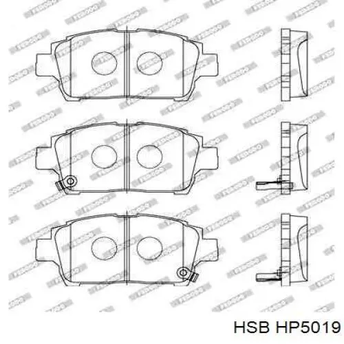 Pastillas de freno delanteras Toyota Prius NHW20
