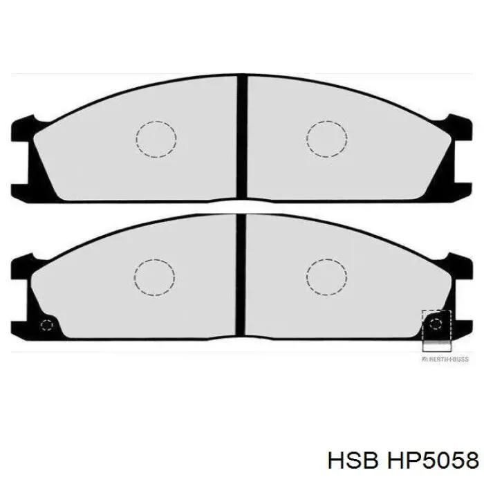 Pastillas de freno delanteras Nissan Terrano 1 WD21