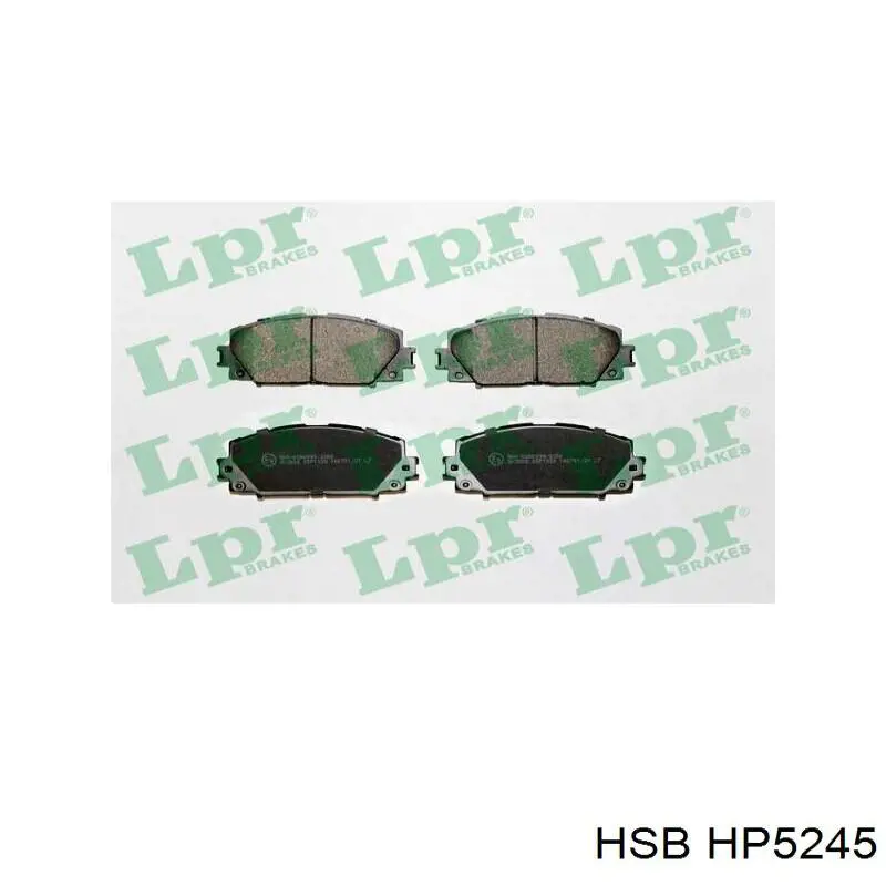 Pastillas freno delanteras HSB HP5245 precio, desde 27,66 EUR