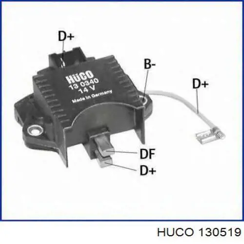 Regulador De Rele Del Generador (Rele De Carga) Fiat Ducato 1 290