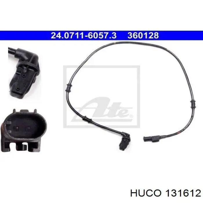 131612 Huco sensor abs delantero derecho