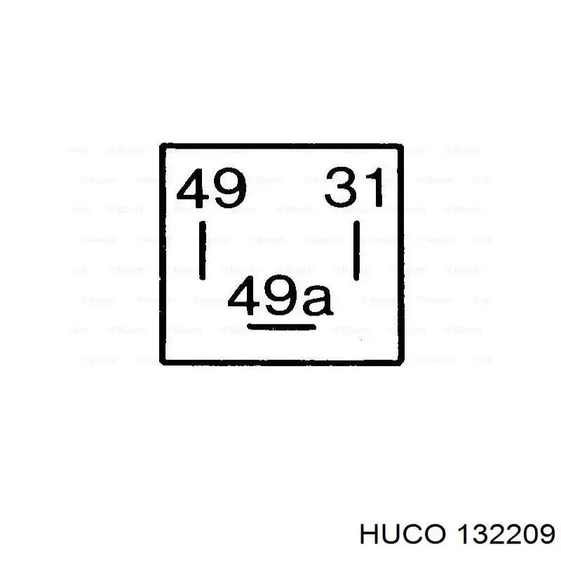 Relé de intermitentes 132209 Huco