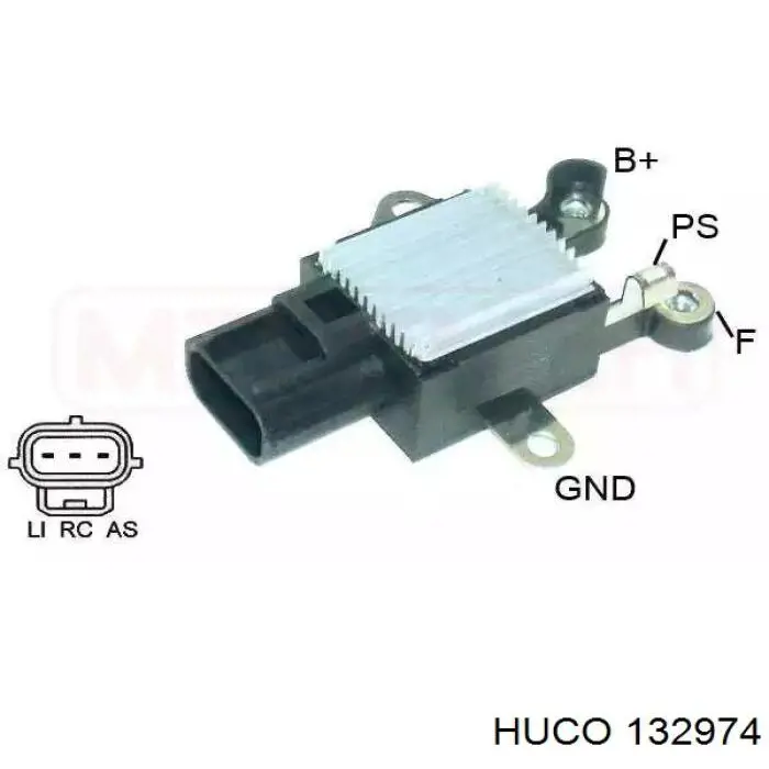 132974 Huco regulador de rele del generador (rele de carga)