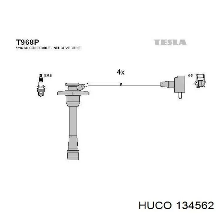 Comprar 134562 Huco Cable de bujía