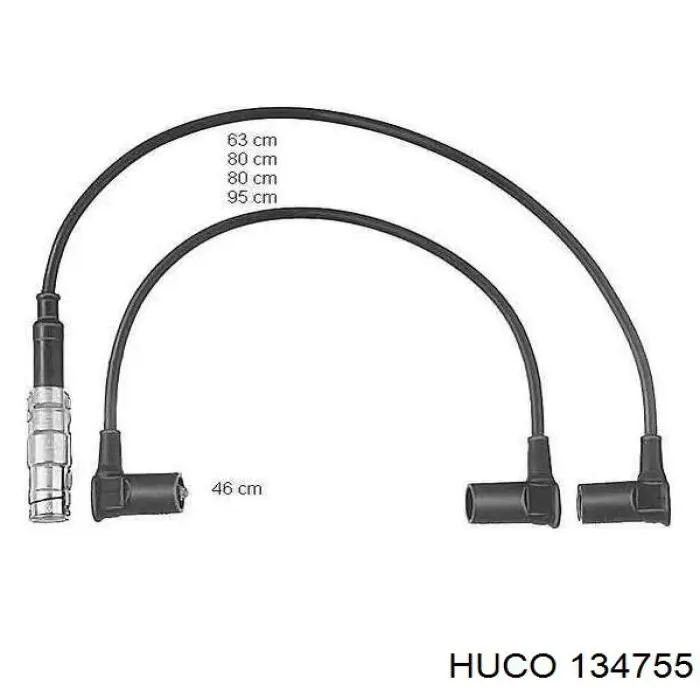 Juego de cables de bujias Huco 134755 precio, desde 60,41 EUR