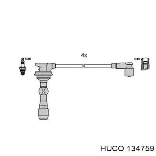 Comprar 134759 Huco Cable de bujía