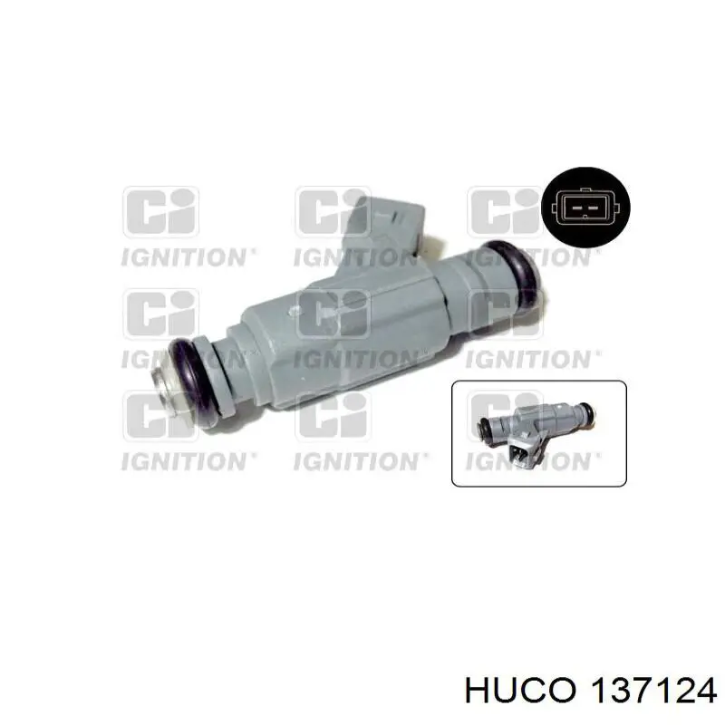 137124 Huco inyector de combustible