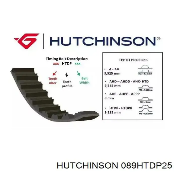 Comprar 089HTDP25 Hutchinson Correa distribución