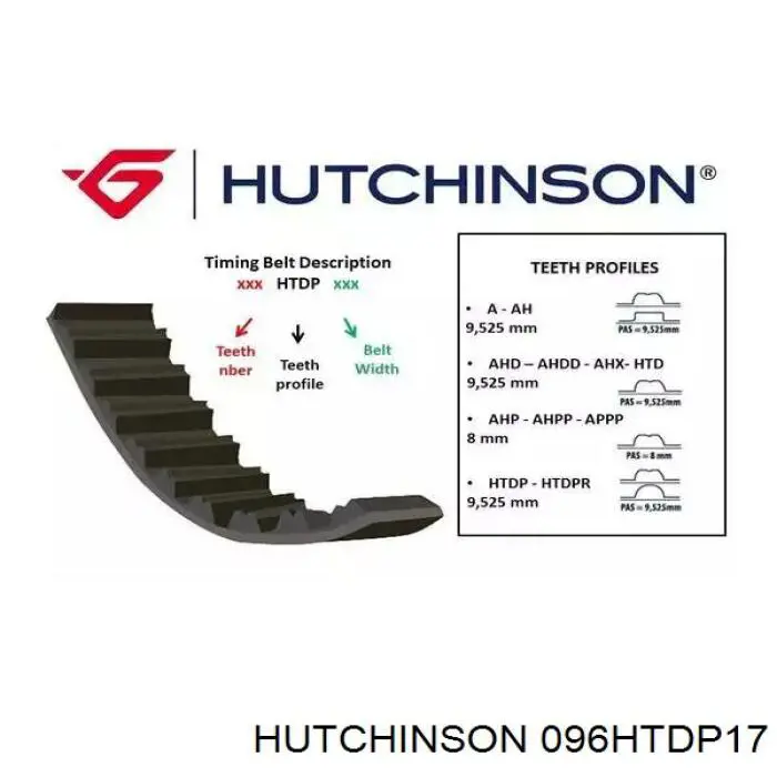 Comprar 096HTDP17 Hutchinson Correa distribución