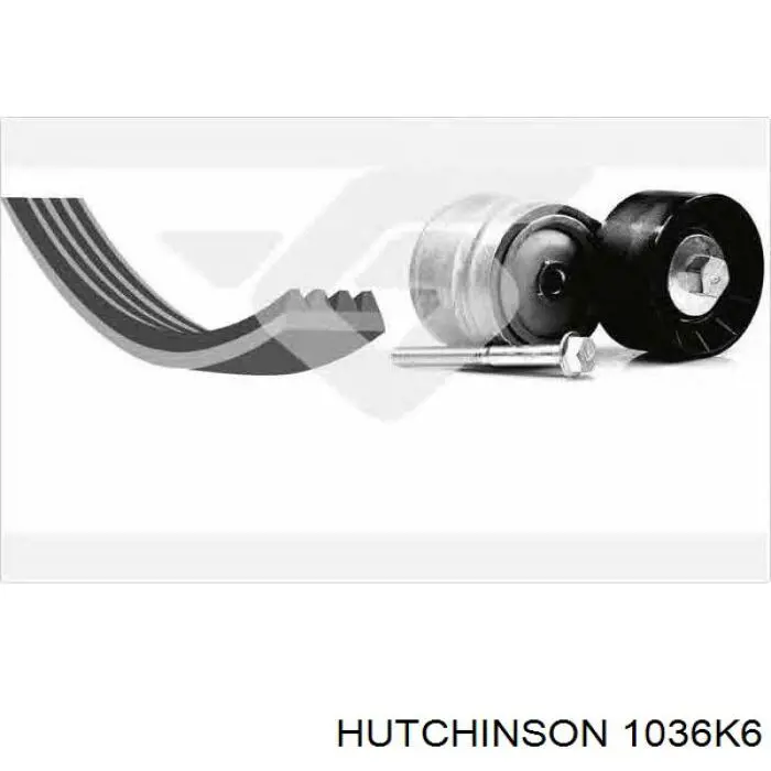 Correa de transmisión trapezoidal Hutchinson 1036K6 precio, desde 15,12 EUR
