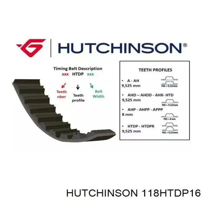 Comprar 118HTDP16 Hutchinson Correa distribución