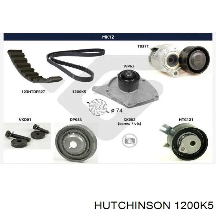 Correa trapezoidal Jeep Grand Cherokee 1 Z