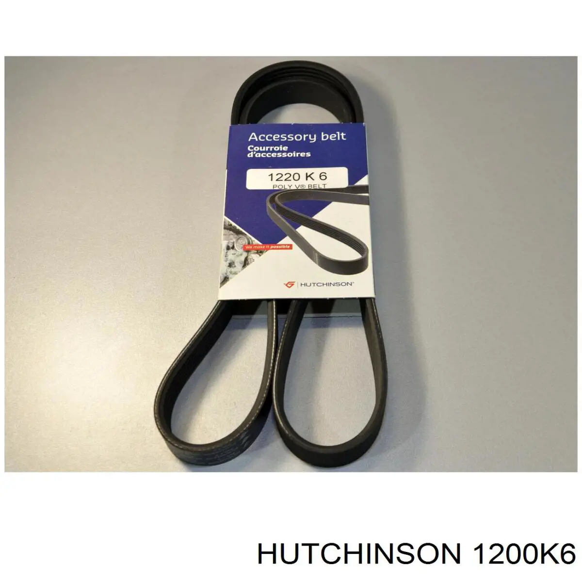 Correa de alternador 1200K6 Hutchinson