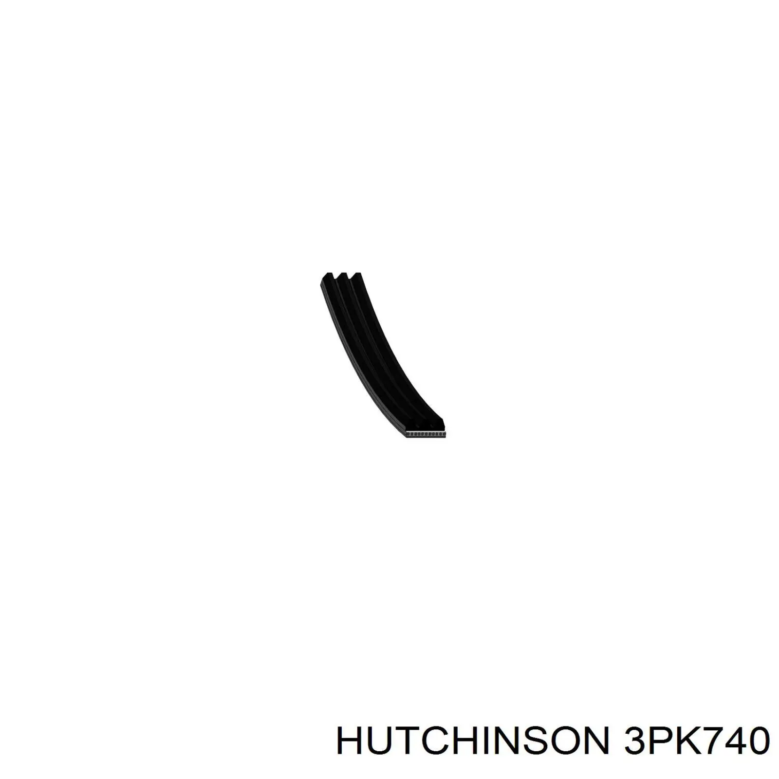 3PK740 Hutchinson correa trapezoidal