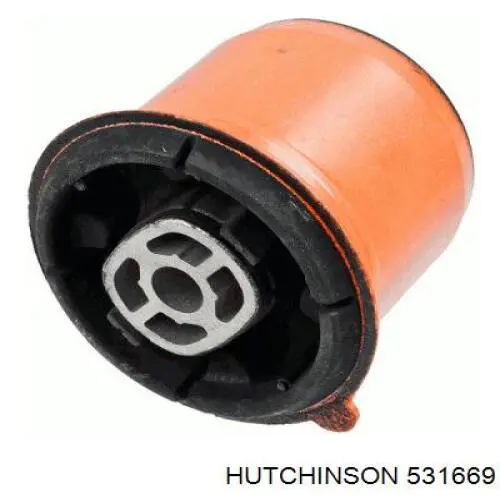 531669 Hutchinson suspensión, cuerpo del eje trasero