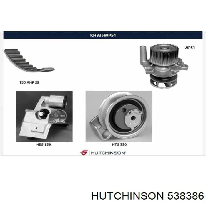 538386 Hutchinson soporte motor izquierdo