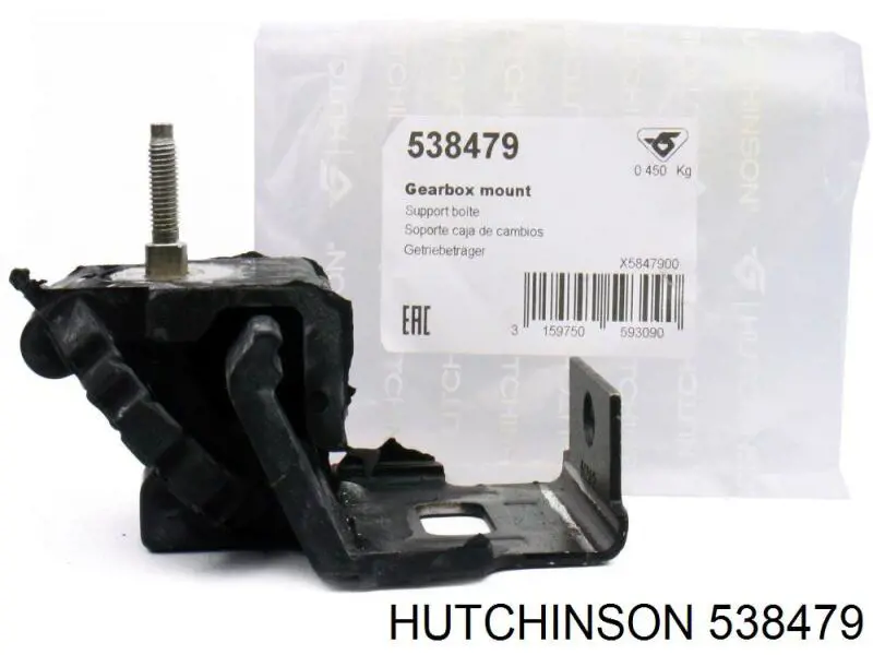 Almohadilla de tope silenciador Hutchinson 538479 precio, desde 9,60 EUR