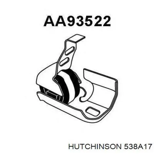 Soporte trasero del silenciador Hutchinson 538A17 precio, desde 12,70 EUR