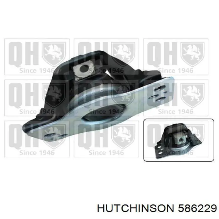 Soporte de motor derecho 586229 Hutchinson