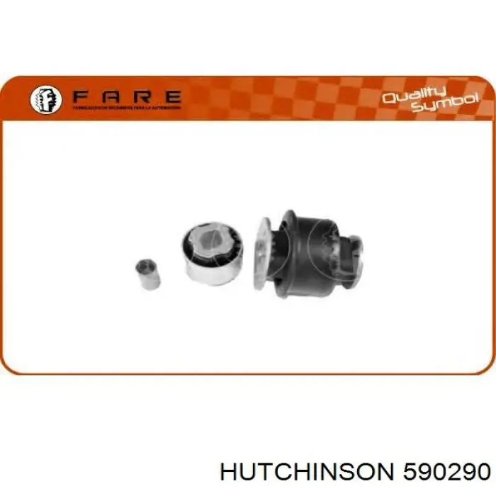 Buje del brazo longitudinal inferior trasero Hutchinson 590290 precio, desde 10,81 EUR
