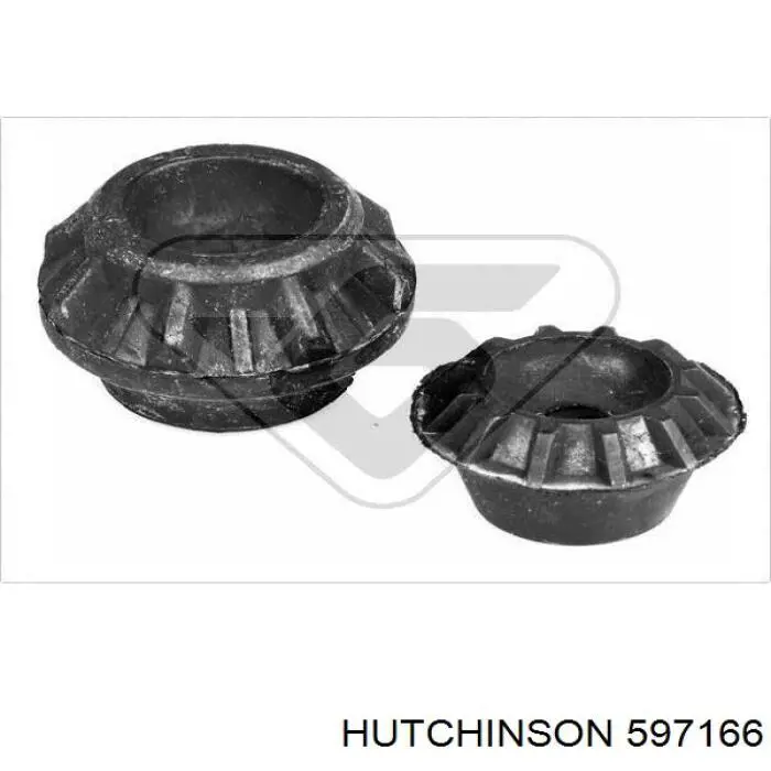 597166 Hutchinson copela de amortiguador trasero