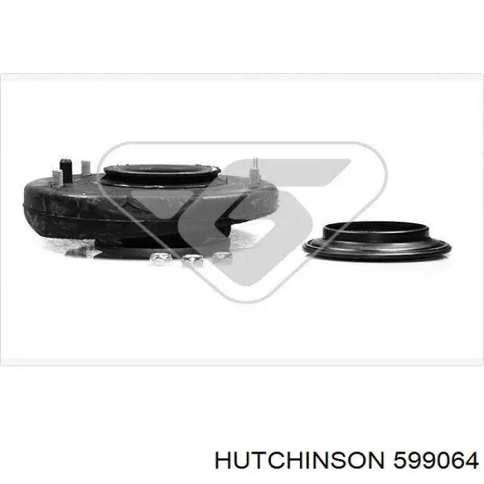 599064 Hutchinson soporte amortiguador delantero derecho